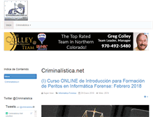 Tablet Screenshot of criminalistica.net