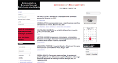 Desktop Screenshot of criminalistica.it
